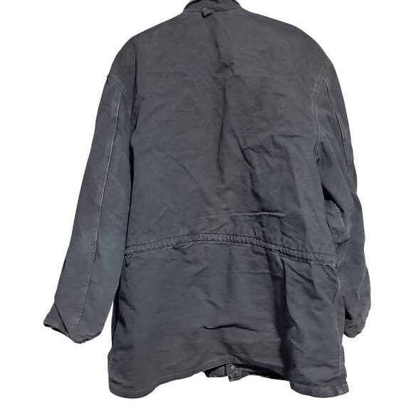 Vintage Carhartt Jacket Coat Rancher Chore Flannel Blanket Lined Work Mens Size - Picture 3 of 15